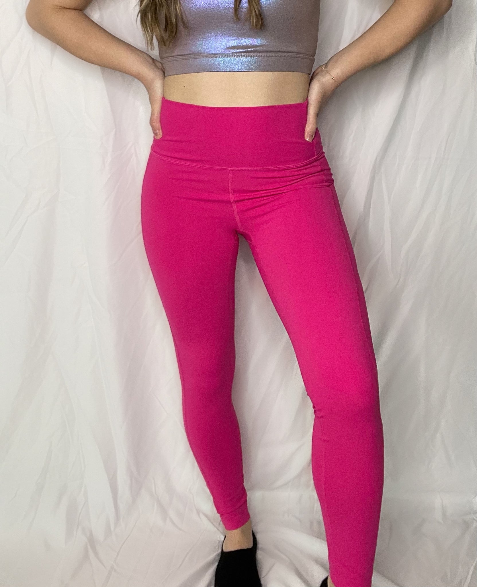 HOT PINK LEGGINGS // FINAL SALE – Styled Collective