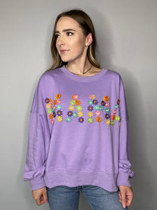 MAMA LILAC SWEATSHIRT // FINAL SALE